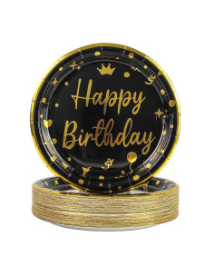 10 Assiettes Plates Pour Anniversaire, Gm