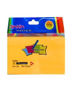 100 Sticks Notes Orange Fluo - Jinxin