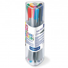 12 Feutres STAEDTLER Fins Triplus De Couleurs Assorties