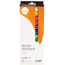 12 Tubes Acryliques Pastel 12 ml - Daler Rowney