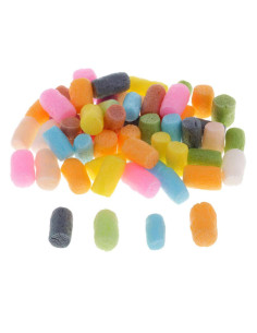 16 Pompons en Mousse Multicouleurs