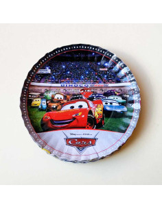20 Assiettes Plates Pour Anniversaire Pm Thème, Cars