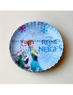 20 Assiettes Plates Pour Anniversaire Pm Thème, La Reine Des Neiges