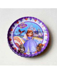 20 Assiettes Plates Pour Anniversaire Pm Thème, Sofia
