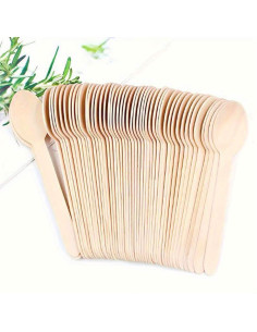 20 Cuillères en Bois Naturel, GM