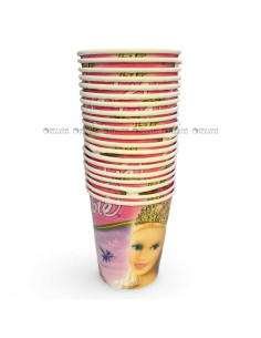 20 Gobelets en Carton, Barbie