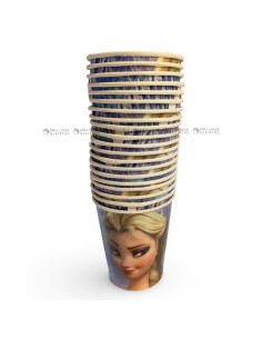 20 Gobelets en Carton, La Reine Des Neiges