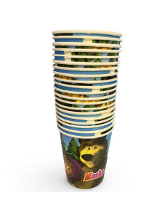 20 Gobelets en Carton, Masha&Michka