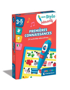 24 Activités Educatives, Premières Connaissances, Mon Stylo Interactif - Clementoni