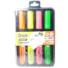 4 Surligneurs Fluo Highlighter BRONS