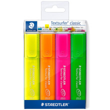 4 Surligneurs Textsurfer Classique STAEDTLER