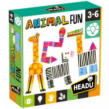 40 Cartes Illustrées Animal Fun - HEADU