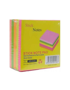 400 Sticks Notes 75x75, Néon