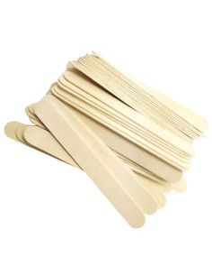 50 Bâtonnets en Bois Naturel