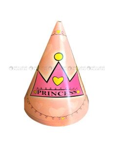 6 Chapeaux en Carton Thème, Princesse