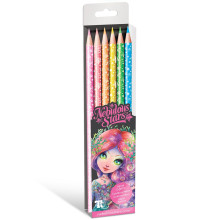 6 Crayons De Couleur Neon En Bois - Nebulous Stars