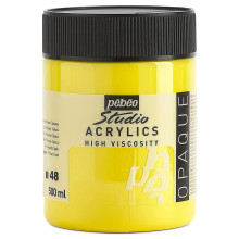 Acrylique Fine Studio 500 ml Jaune Primaire Opaque 48 PEBEO