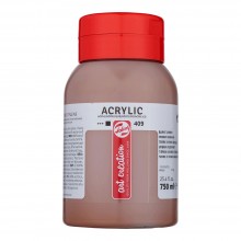 Acrylique Pot 750ml Terre d'Ombre Brulée 409 - Art Creation