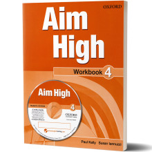 Aim High Level 4 Work Book with Audio CD