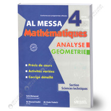 Al Messa Mathématiques - Analyse et Géométrie - 4ème Sciences Techniques