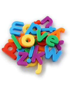 Alphabet en Bois Coloré – Lettres Majuscules