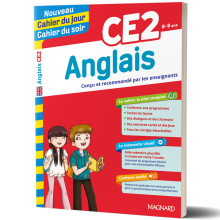Anglais CE2 8/9ans - Nouveau Cahier du jour Cahier du soir - Magnard
