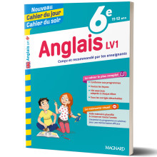 Anglais LV1 6ème 11/12ans - Nouveau Cahier du jour Cahier du soir - Magnard