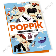 Animaux Du Monde, Poppik Poster en 76 Stickers - Milan