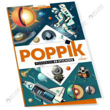 Astronomie, Poppik Poster en 49 Stickers - Milan