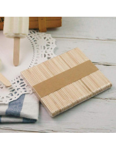 Bâtonnets en Bois Naturel