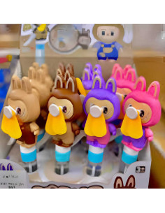 Baguette à Bulles Animaux Colorés avec Ventilateur