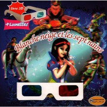 BLANCHE NEIGE ET LES SEPT NAINS + LUNETTES 3D KOUNOUZ