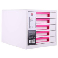 Bloc De 4 Tiroirs Deli - Réf. EZ01053 Rose