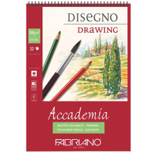 Bloc Dessin Spirale FABRIANO Accademia Gouache A3 200g 30F
