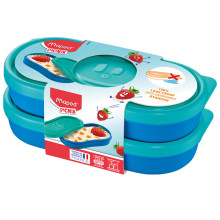 Boîte à Déjeuner Maped x2, Bleu - Réf.870903