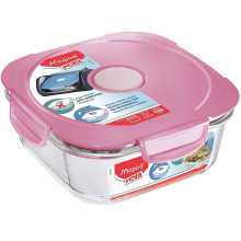 Boîte à Déjeuner Verre Maped Adult, Rose - Réf.870501