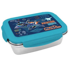 Boite à Goûter Alimentaire MUST Aviation Order 900ml avec fond en Acier Inoxydable - Réf.585751