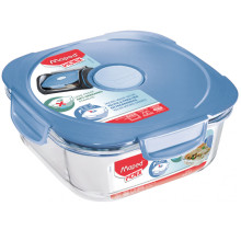 Boite à Goûter Verre MAPED Adulte, Bleu - Réf.870503