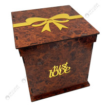 Boite Cadeau Carré en Bois, GM