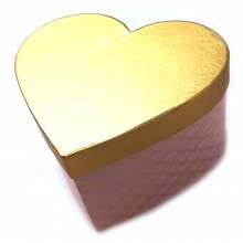 Boite Cadeau Coeur Doré PM - Réf. 058118
