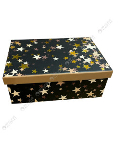 Boite Cadeau Imprimé Rectangulaire, 28x21 cm