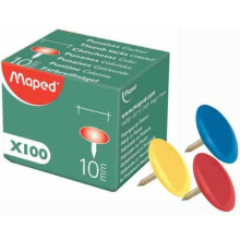 Boite de 100 Punaises Maped Couleurs - Réf.031002