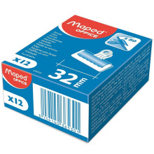 Boite de 12 Pinces à dessin 32mm - Réf.036530