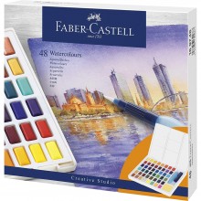 Boite De 48 Aquarelles Assorties Creative Studio FABER CASTELL