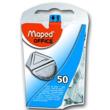 Boite de 50 Coins Lettre Aluminium 25 mm - Maped