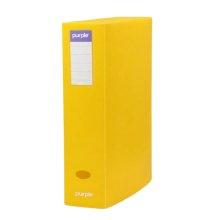 Boite De Classement En Plastique Dos 80mm ESSENTIAL Jaune