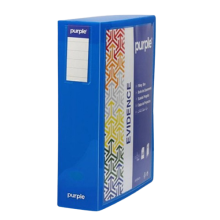 Boite De Classement Personnalisable Dos 60mm EVIDENCE Bleu