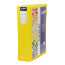 Boite De Classement Personnalisable Dos 80mm EVIDENCE Jaune