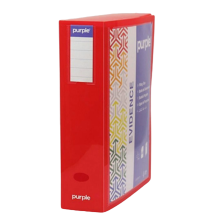 Boite De Classement Personnalisable Dos 80mm EVIDENCE Rouge