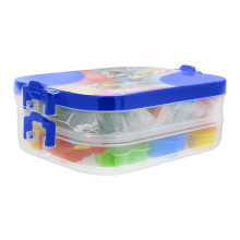 Boite de Pâtes à Modeler avec Accessoires 380 gr, Kiddy Clay - Réf.PX-380-7P+10SMR